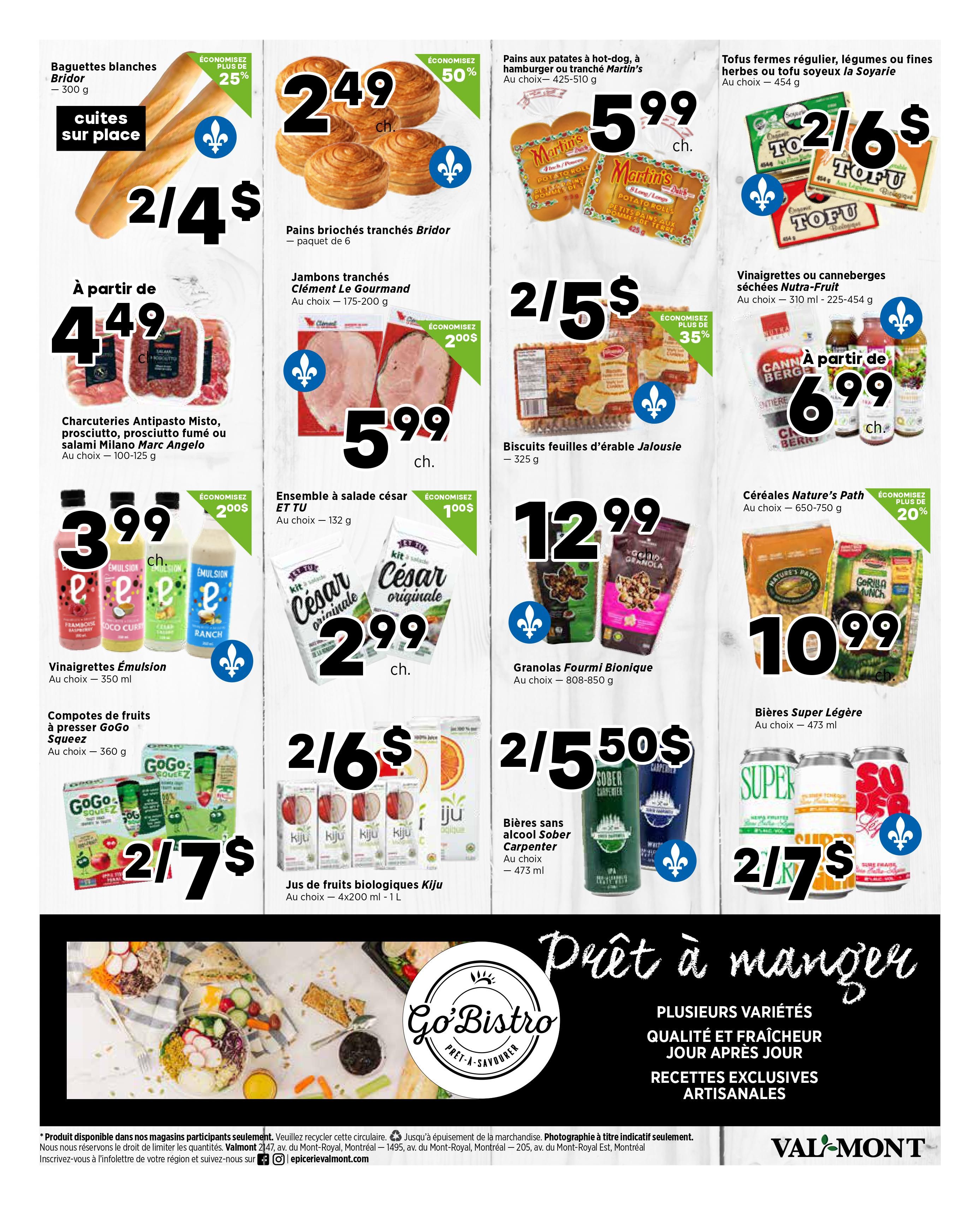 Val-Mont Flyer April 27 to May 3