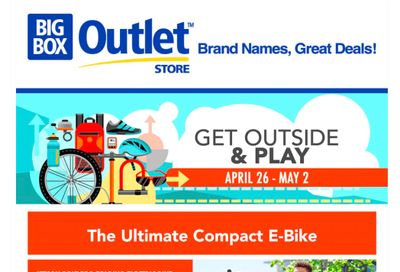 Big Box Outlet Store Flyer April 26 to May 2