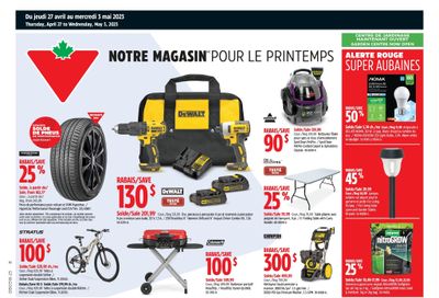 Canadian Tire (QC) Flyer April 27 to May 3