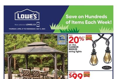 Lowe's (ON) Flyer April 27 to May 3