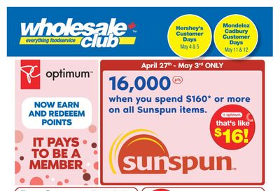 Wholesale Club (ON) Flyer April 27 to May 17