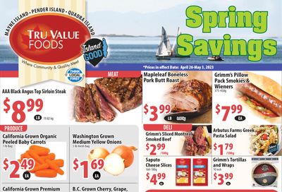 Tru Value Foods Flyer April 26 to May 3