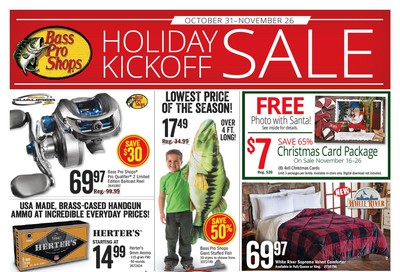 Bass Pro Shops Holiday Kickoff Sale Flyer October 31 to November 26