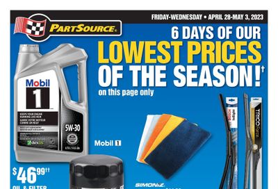 PartSource Flyer April 28 to May 3