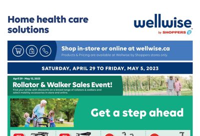 Wellwise by Shoppers Flyer April 29 to May 5