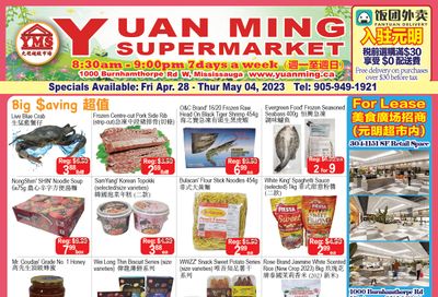 Yuan Ming Supermarket Flyer April 28 to May 4