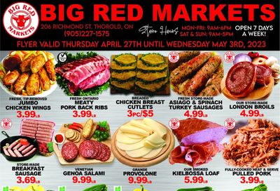 Big Red Markets Flyer April 27 to May 3