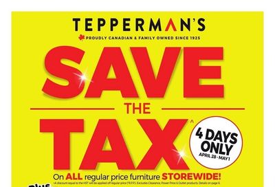 Tepperman's Flyer April 28 to May 4
