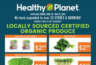 Healthy Planet Produce Flyer April 20 to May 3