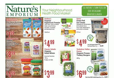 Nature's Emporium Weekly Flyer April 27 to May 10