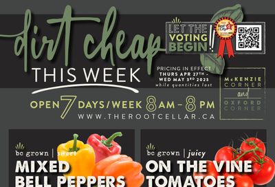 The Root Cellar Flyer April 27 to May 3