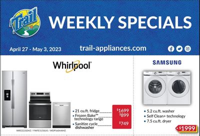Trail Appliances (AB & SK) Flyer April 27 to May 3
