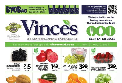Vince's Market Flyer April 27 to May 10