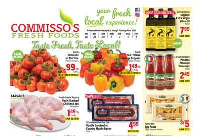 Commisso's Fresh Foods Flyer April 28 to May 4
