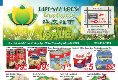 Fresh Win Foodmart Flyer April 28 to May 4