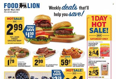 Food Lion (NC) Weekly Ad Flyer Specials April 26 to May 2, 2023