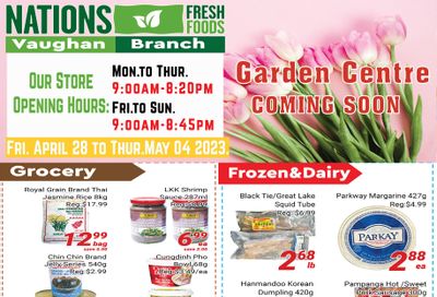 Nations Fresh Foods (Vaughan) Flyer April 28 to May 4