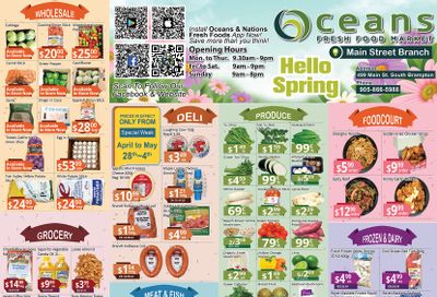 Oceans Fresh Food Market (Main St., Brampton) Flyer April 28 to May 4