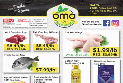 Oma Fresh Foods Flyer April 28 to May 4
