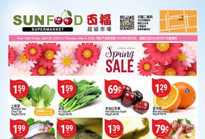 Sunfood Supermarket Flyer April 28 to May 4