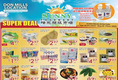 Sunny Foodmart (Don Mills) Flyer April 28 to May 4