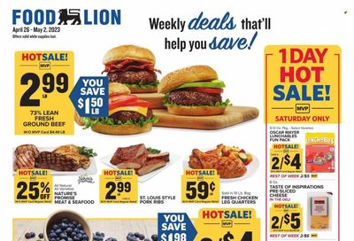 Food Lion (MD) Weekly Ad Flyer Specials April 26 to May 2, 2023
