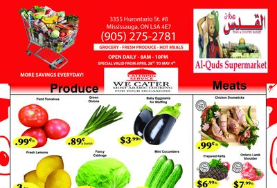 Al-Quds Supermarket Flyer April 28 to May 4