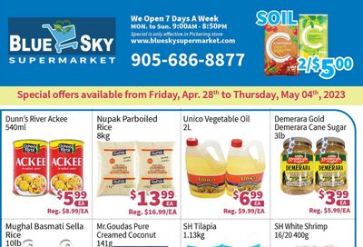 Blue Sky Supermarket (Pickering) Flyer April 28 to May 4