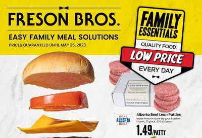 Freson Bros. Easy Family Meal Solutions Flyer April 28 to May 25