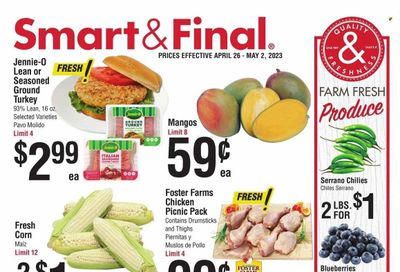 Smart & Final (CA) Weekly Ad Flyer Specials April 26 to May 2, 2023