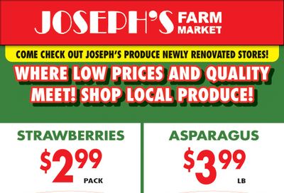 Joseph's Farm Market Flyer April 29 to May 3
