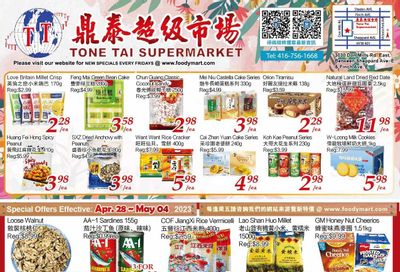 Tone Tai Supermarket Flyer April 28 to May 4