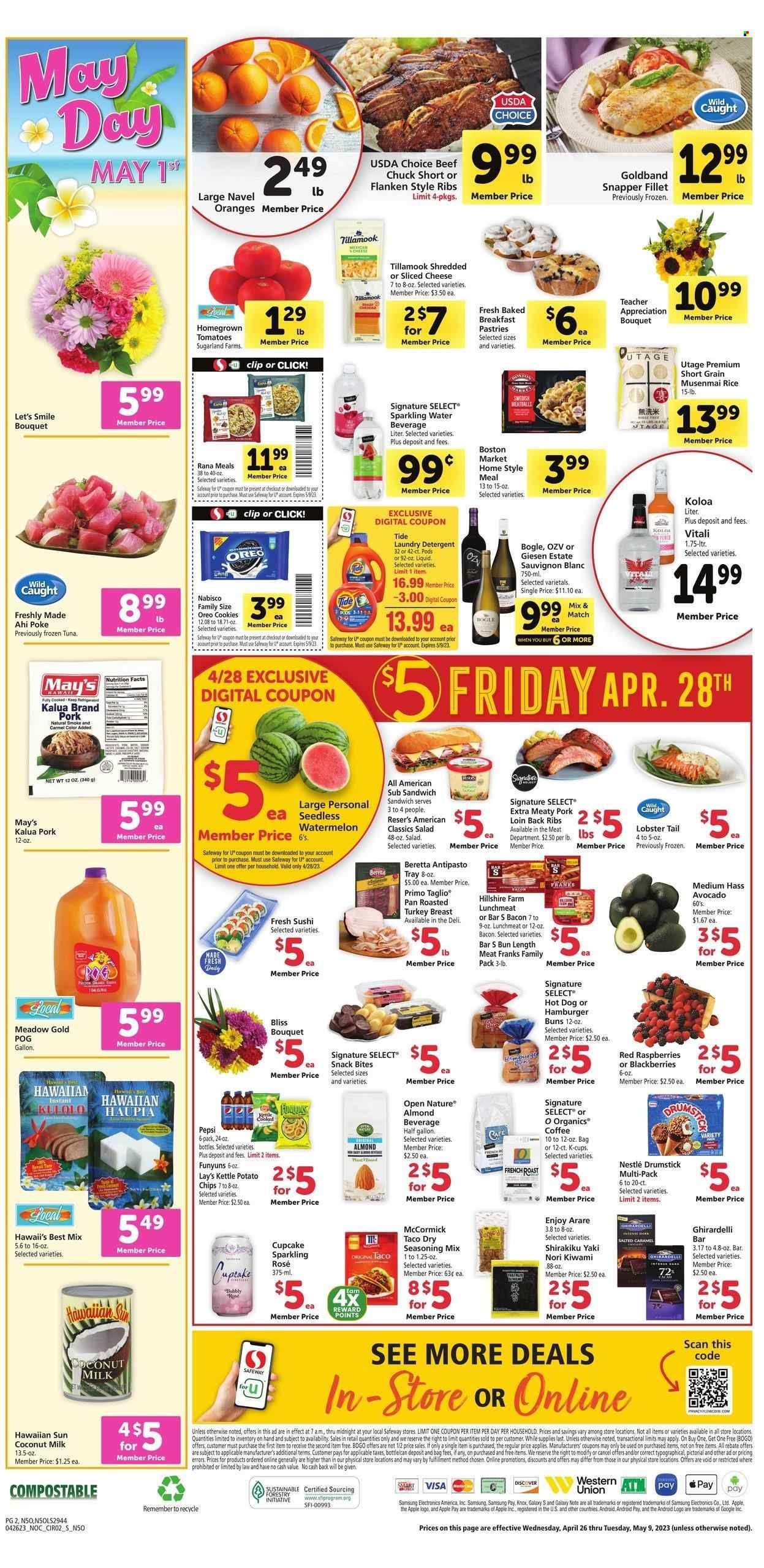 Safeway (HI) Weekly Ad Flyer Specials April 26 to May 2, 2023