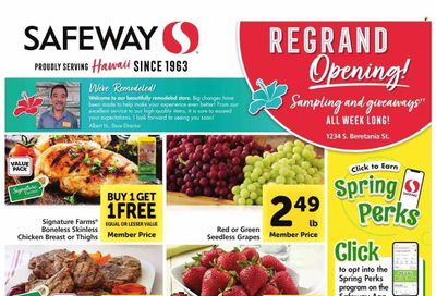 Safeway (HI) Weekly Ad Flyer Specials April 26 to May 2, 2023