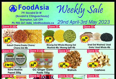 FoodAsia Flyer April 29 to May 3