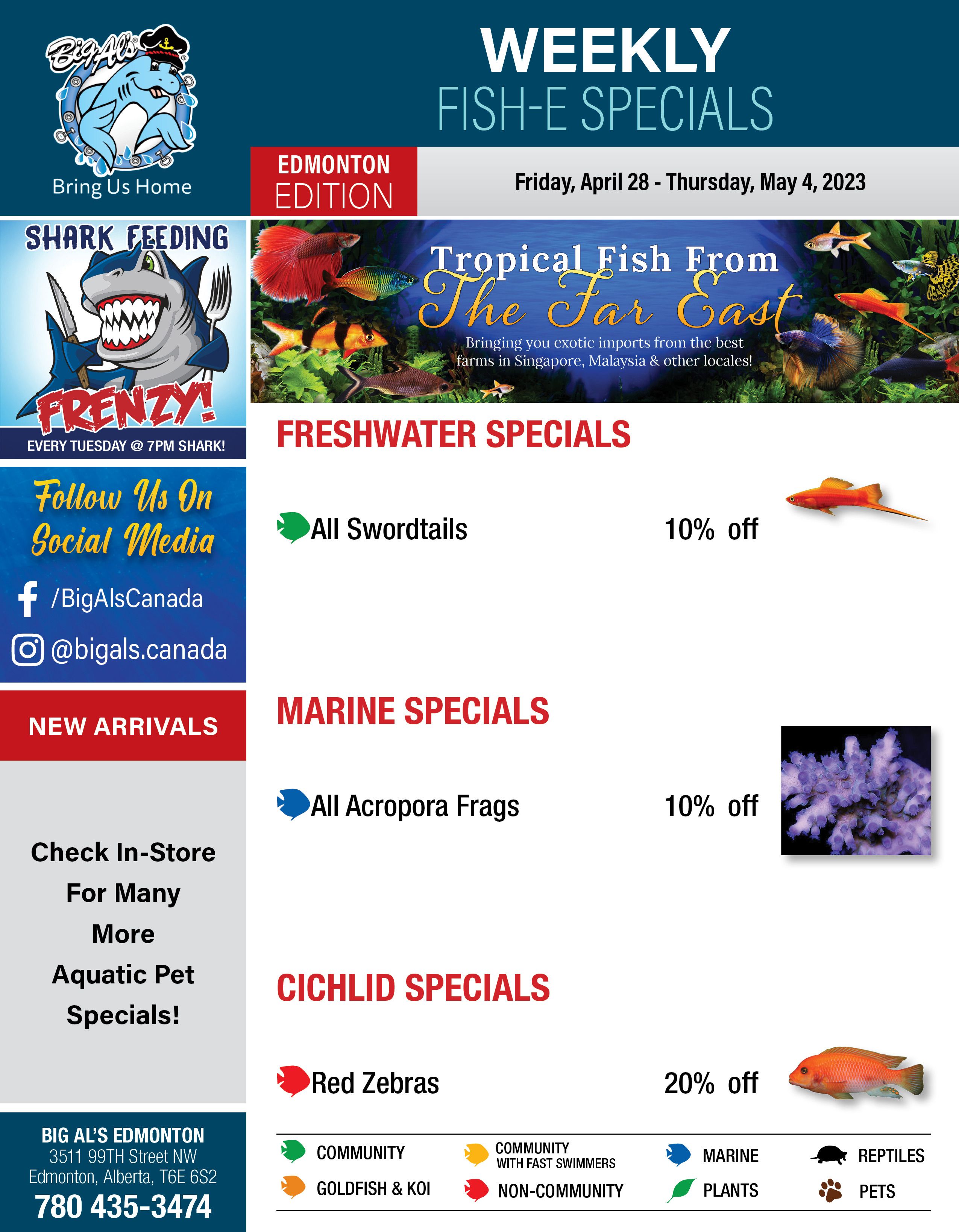 Big Al's (Brampton) Weekly Specials April 28 to May 4