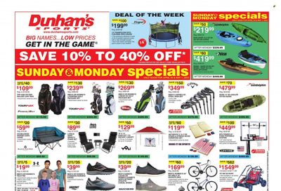 Dunham's Sports Weekly Ad Flyer Specials April 29 to May 4, 2023