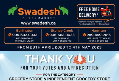 Swadesh Supermarket Flyer April 28 to May 4