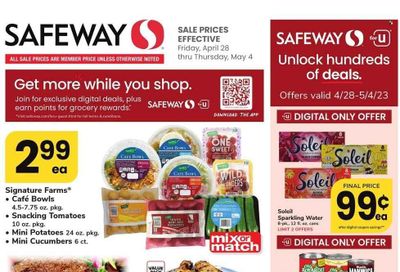 Safeway (DC) Weekly Ad Flyer Specials April 28 to May 4, 2023