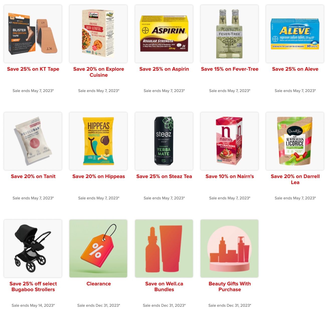 Well.ca Weekly Sales May 1 to 7