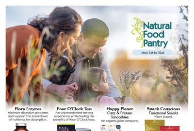 Natural Food Pantry Flyer May 1 to 31