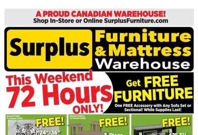 Surplus Furniture & Mattress Warehouse (Barrie) Flyer May 1 to 7