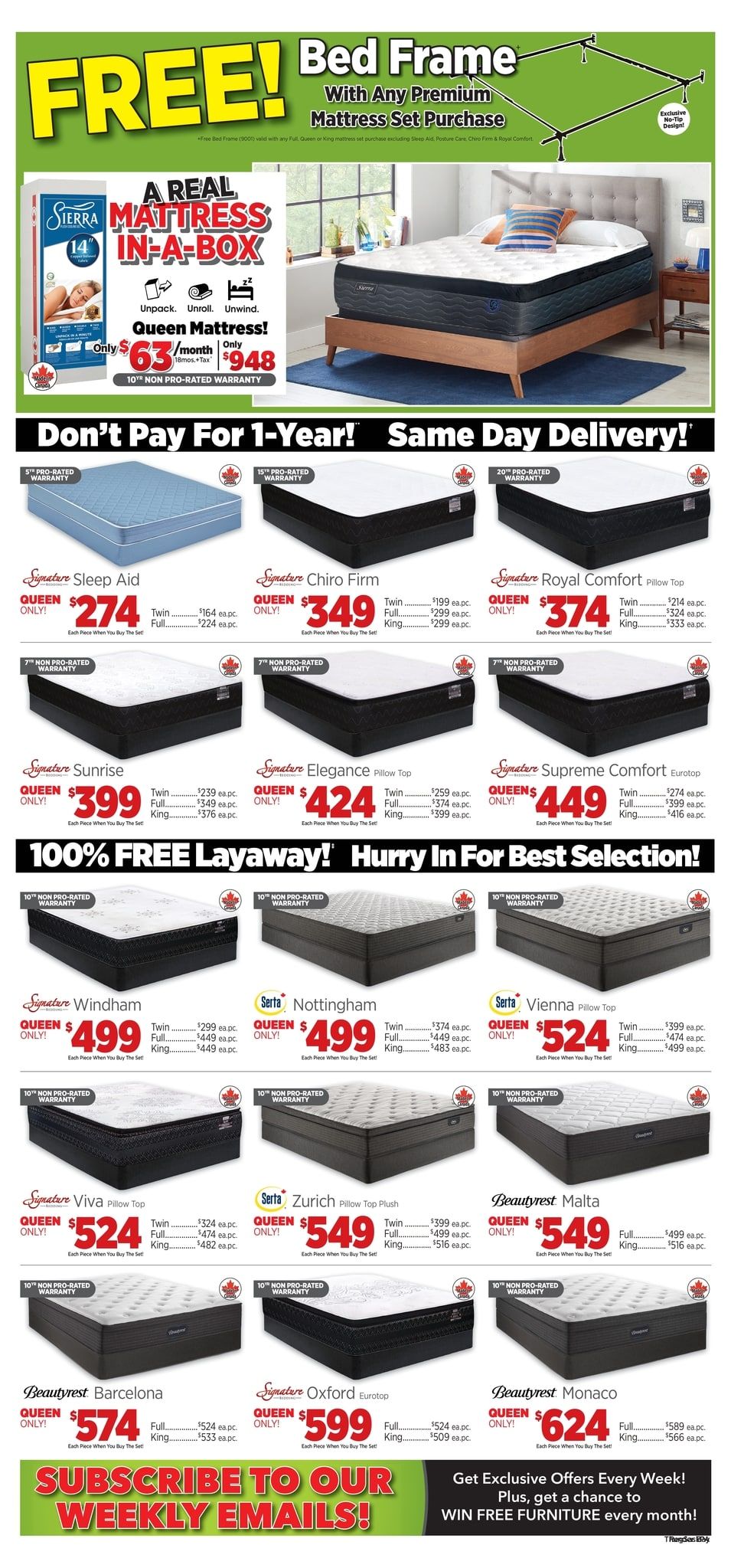Surplus Furniture & Mattress Warehouse (Regina) Flyer May 1 to 7