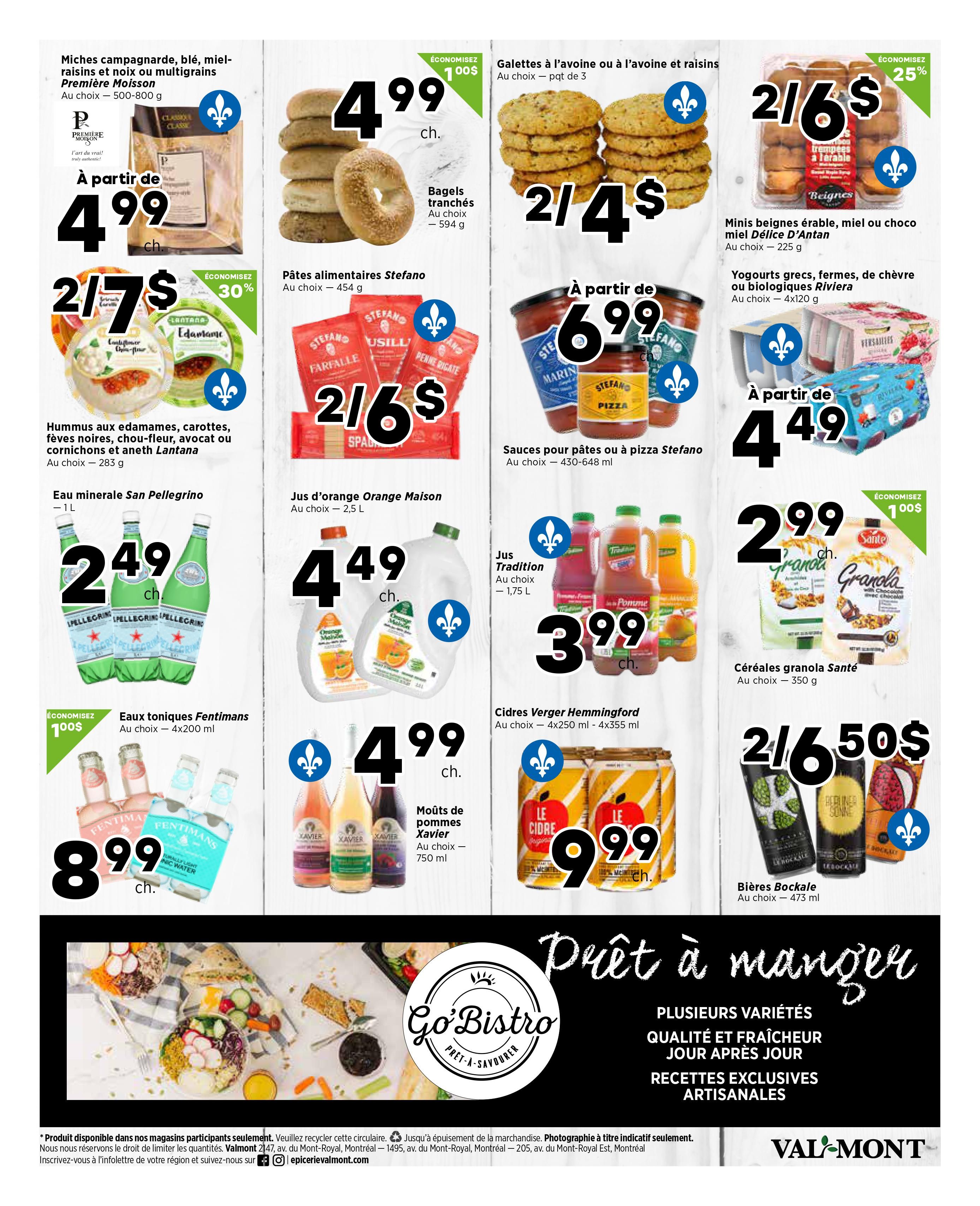 Val-Mont Flyer May 4 to 10