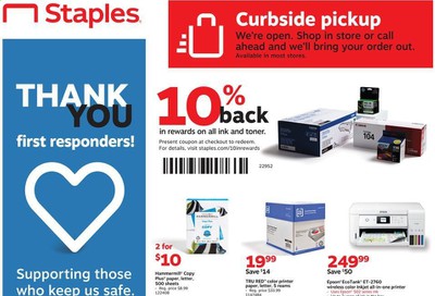 Staples Weekly Ad & Flyer May 3 to 9
