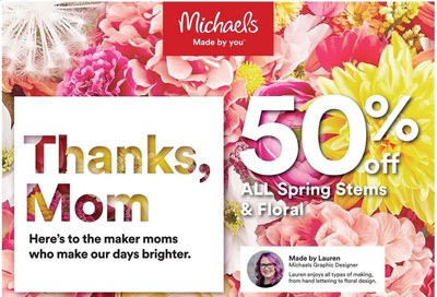 Michaels Weekly Ad & Flyer May 3 to 9