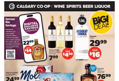 Calgary Co-op Liquor Flyer May 4 to 10