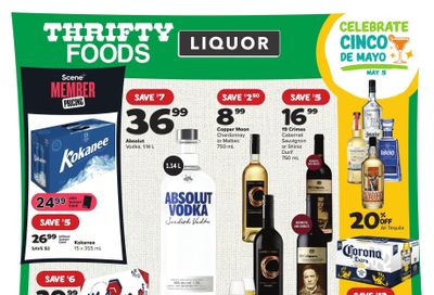 Thrifty Foods Liquor Flyer May 4 to 10