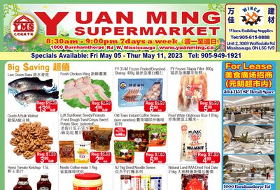 Yuan Ming Supermarket Flyer May 5 to 11