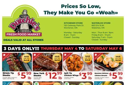 Dutchies Fresh Market Flyer May 4 to 6